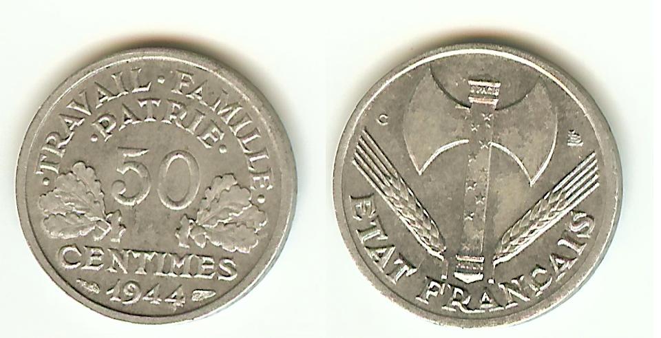 50 Centimes Bazor 1944C Castelsarrasin AU